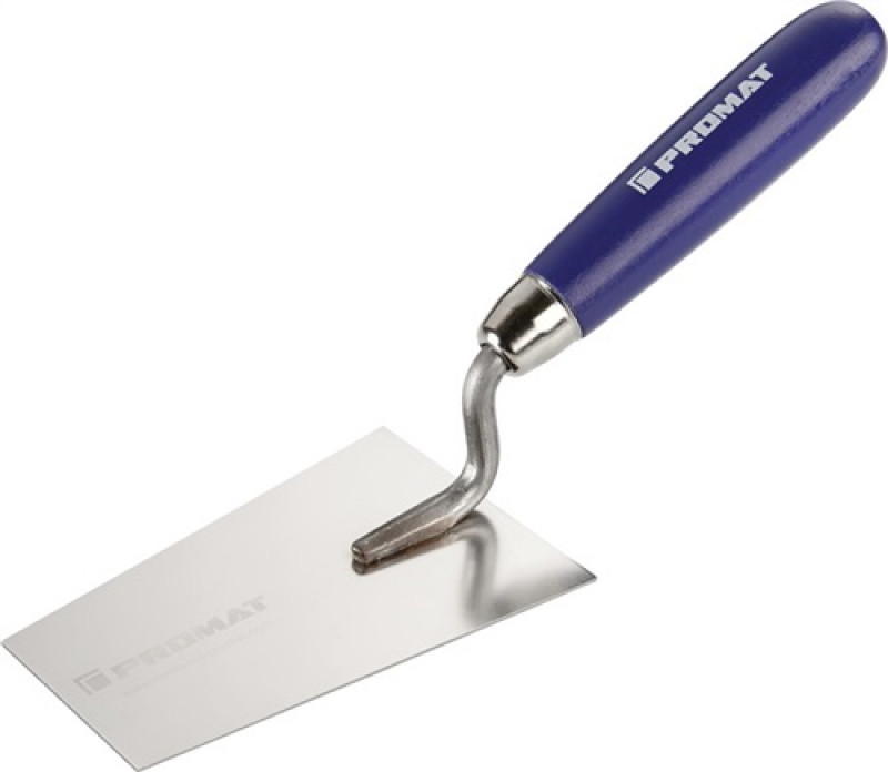 Berner Putzkelle L. 120mm B. 85mm rostfrei, m. Buchenholzheft Edelstahl, G-Hals Berner Putzkelle L. 120mm B. 85mm rostfrei, m. Buchenholzheft Edelstahl, G-Hals