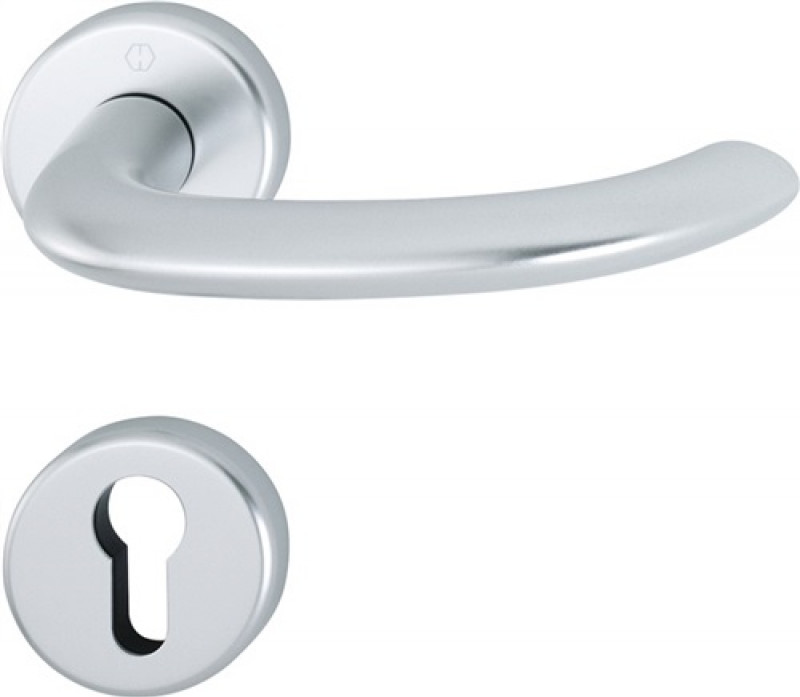 Rosettengrt.Mar.1138/42KV/42KVS Alu.F1 rd.PZ DIN L/R D/D HOPPE Rosettengrt.Mar.1138/42KV/42KVS Alu.F1 rd.PZ DIN L/R D/D HOPPE