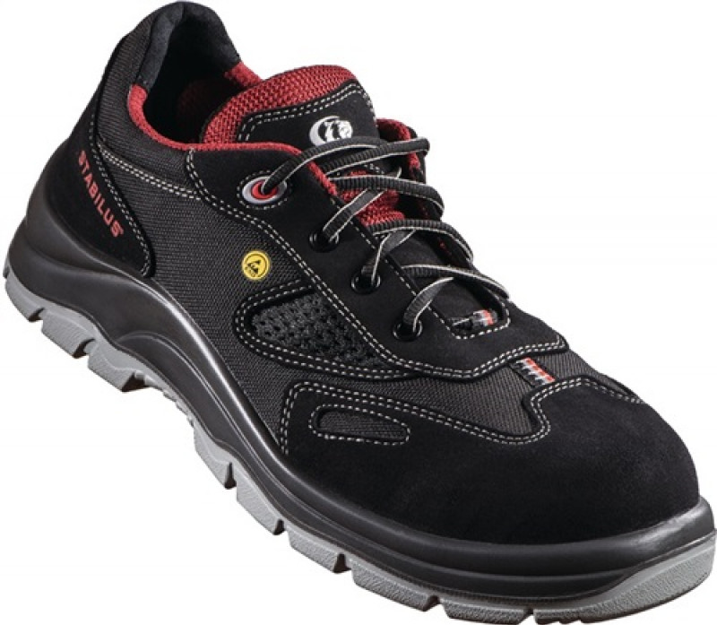 Sicherheitsschuh 5111 A Gr.42 schwarz/rot Leder/Textil S1 ESD EN ISO 20346 Sicherheitsschuh 5111 A Gr.42 schwarz/rot Leder/Textil S1 ESD EN ISO 20346