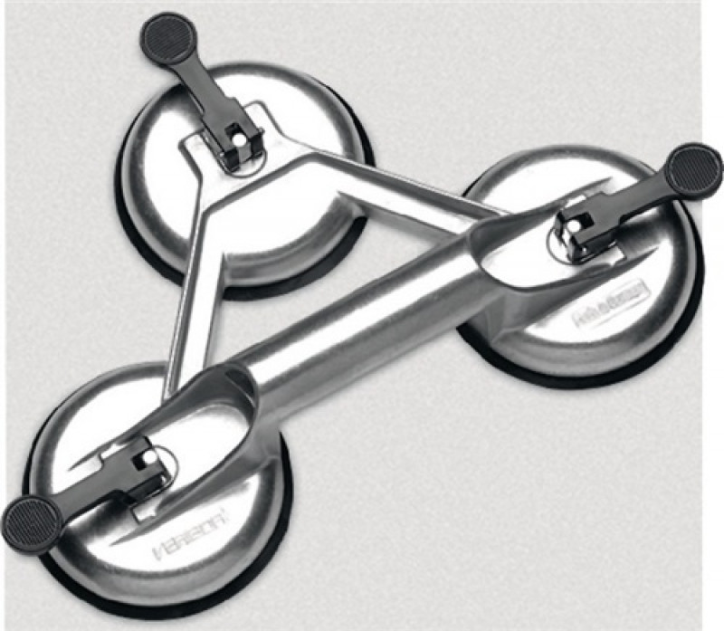 Saugheber Trgf.100kg Kopf-D. 120mm 3 Köpfe Ku.VERIBOR Saugheber Trgf.100kg Kopf-D. 120mm 3 Köpfe Ku.VERIBOR