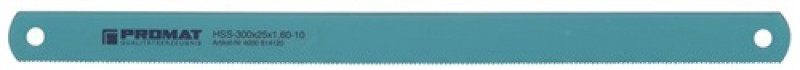 Maschinensägeblatt L400xB32xS2mm HSS Loch-D.8,5mm ZpZ 10 PROMAT Maschinensägeblatt L400xB32xS2mm HSS Loch-D.8,5mm ZpZ 10 PROMAT