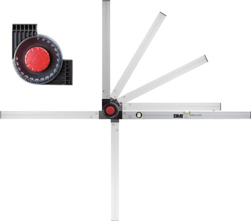 Winkelmessgerät WINKELSTAR Messber.0-180Grad Schenkel-L.60x120cm BMI Winkelmessgerät WINKELSTAR Messber.0-180Grad Schenkel-L.60x120cm BMI