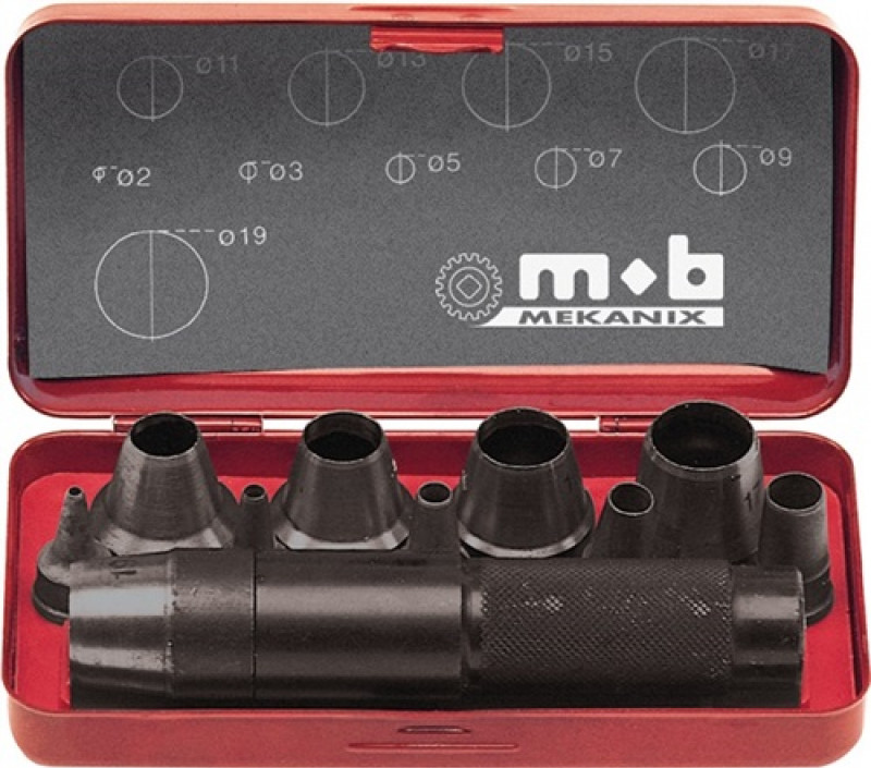 Patentlocheisensatz 11-tlg.Blechkasten PEDDINGHAUS Patentlocheisensatz 11-tlg.Blechkasten PEDDINGHAUS