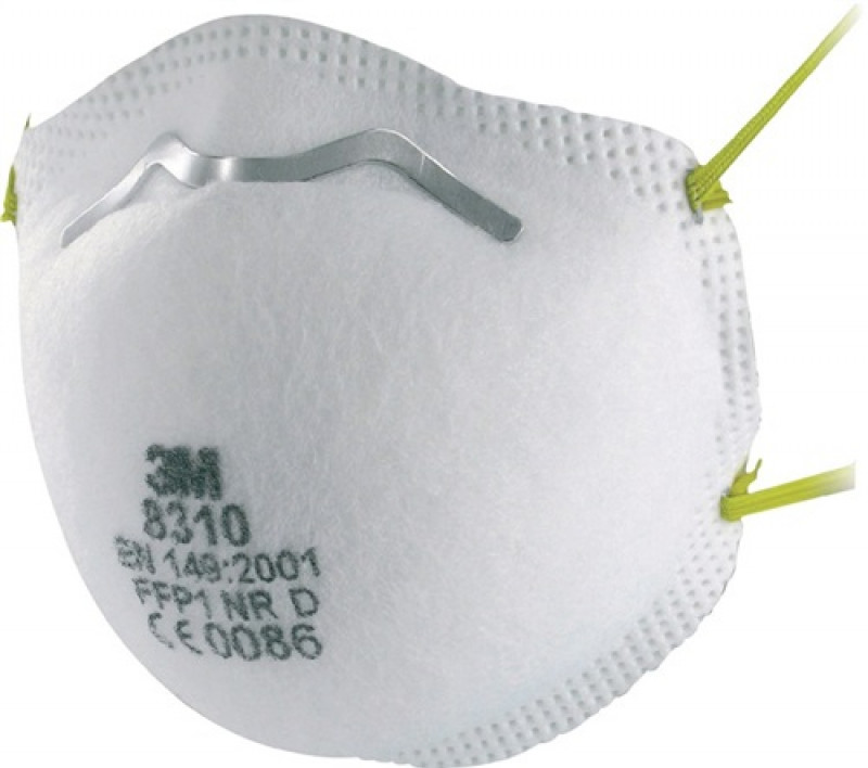 Atemschutzmaske 8310 EN 149:2001+A1:2009 FFP1 NRD 10 St./KT 3M Atemschutzmaske 8310 EN 149:2001+A1:2009 FFP1 NRD 10 St./KT 3M