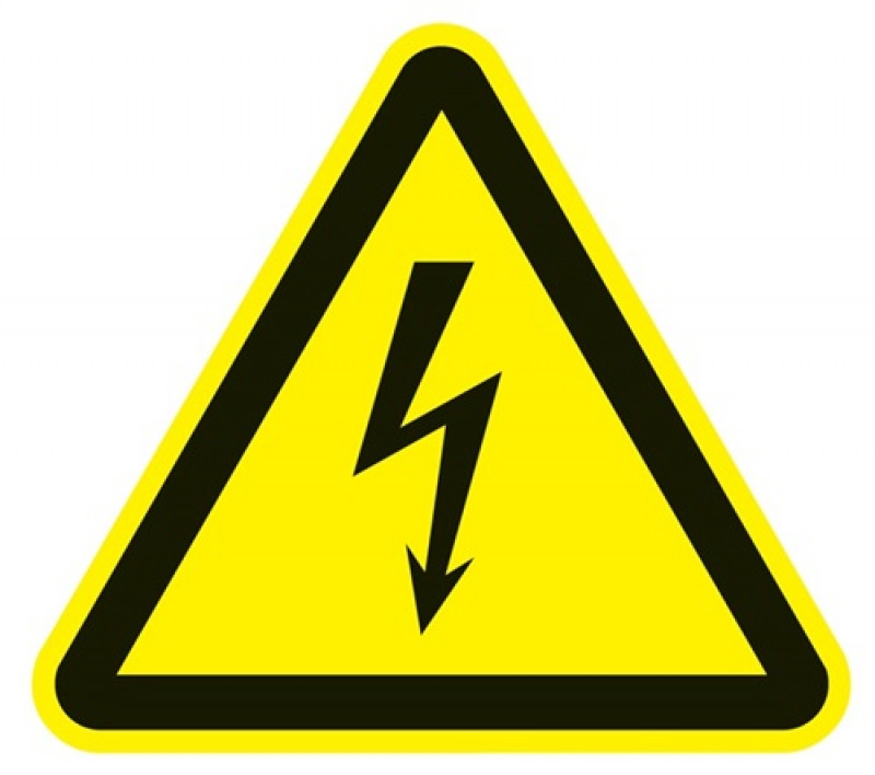 Warnzeichen ASR A1.3/DIN EN ISO 7010 200mm Warnung v.elektrischer Spannung Folie Warnzeichen ASR A1.3/DIN EN ISO 7010 200mm Warnung v.elektrischer Spannung Folie