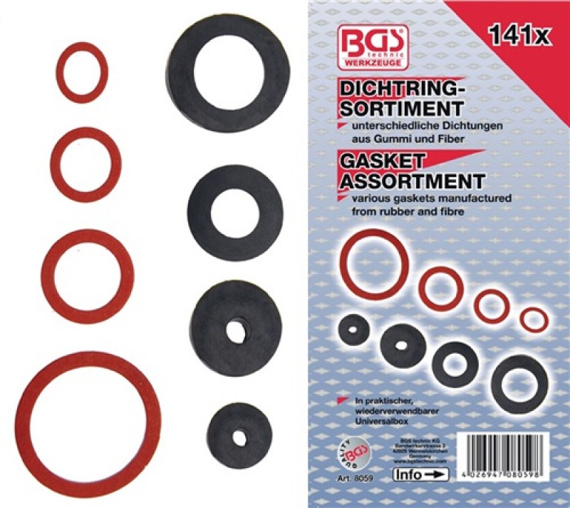 Dichtringsortiment 141-teilig BGS Dichtringsortiment 141-teilig BGS