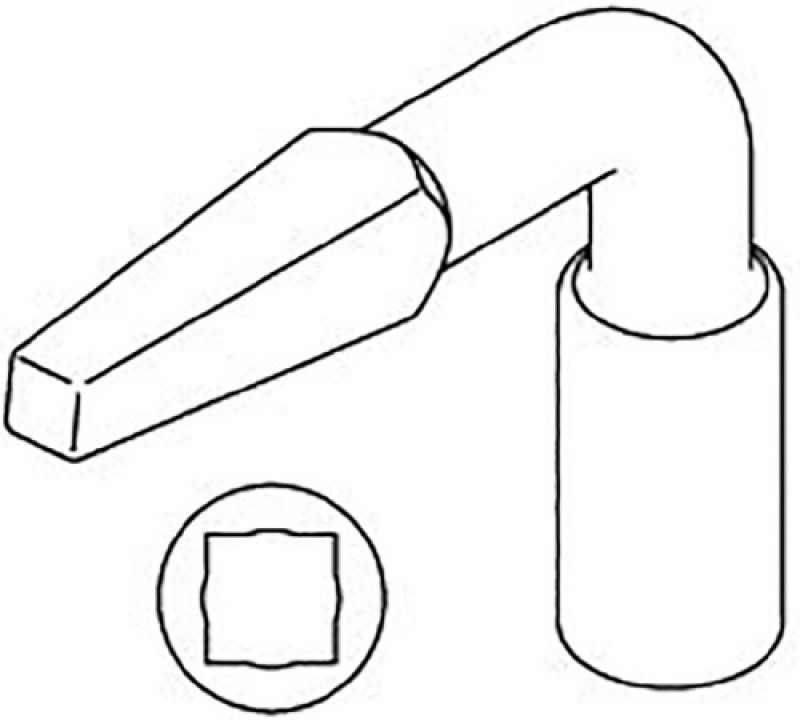 Dornschlü.766 Steckschlüsseleinsatz 8mm 4-KT.6,5-9mm