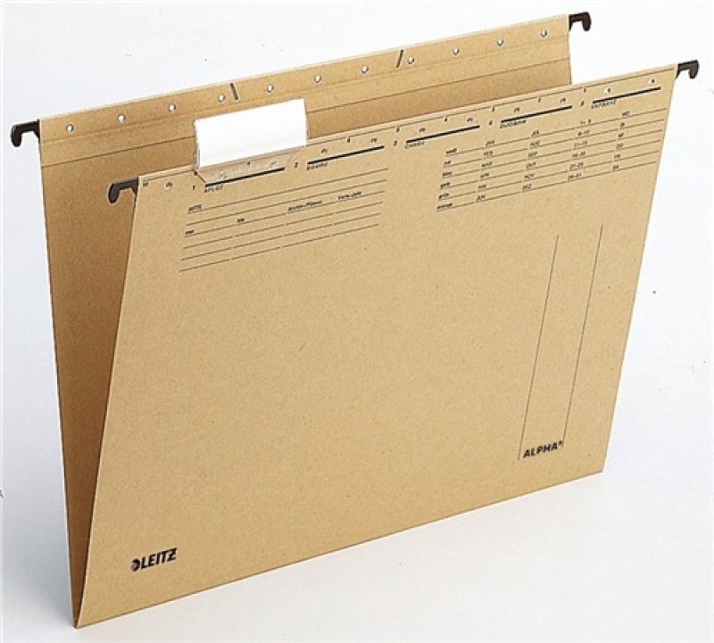Leitz Hängemappe ALPHA 19150000 DIN A4 oben/seitlich offen braun