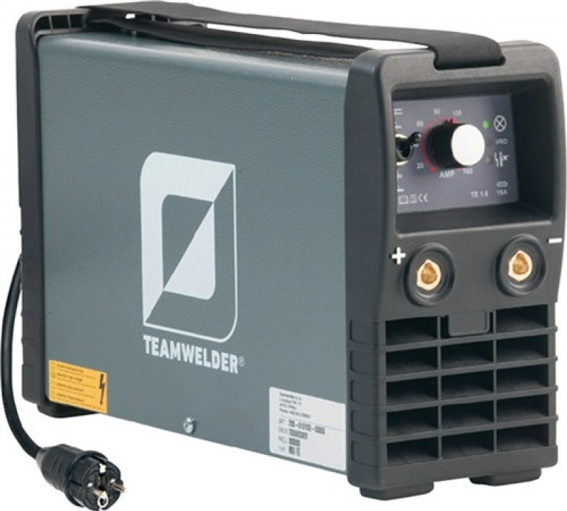 Elektrodenschweißgerät MMA 160 Set m.Zub.10-150 A TEAMWELDER Elektrodenschweißgerät MMA 160 Set m.Zub.10-150 A TEAMWELDER