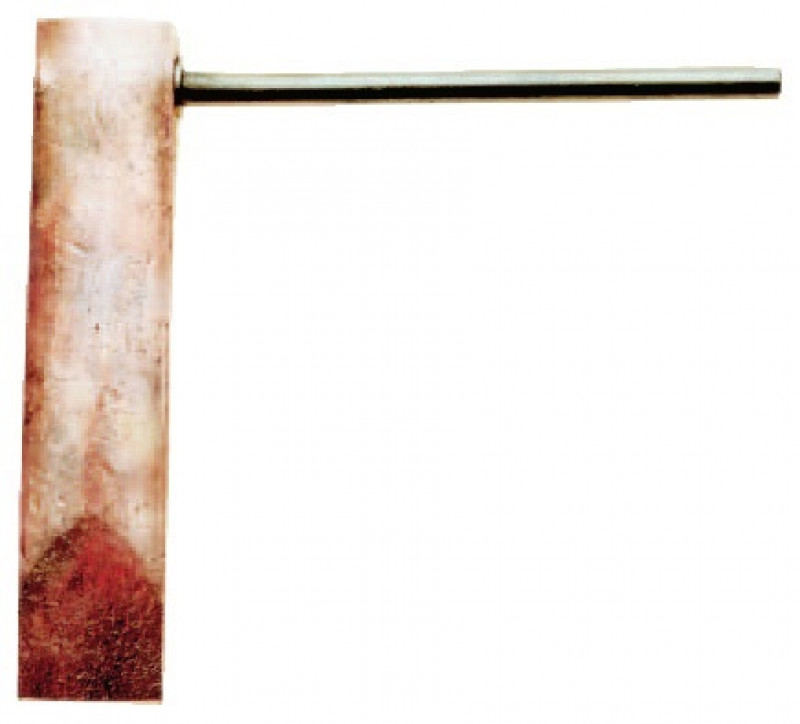 Kupferstück Hammerform gerade Kupferstück Hammerform gerade