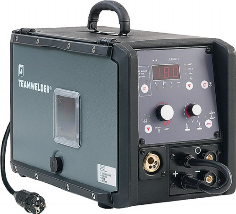 MIG/MAG-Schweißanlage MIG 180 D2 Synergic Set m.Zub.5-180 A gasg.TEAMWELDER MIG/MAG-Schweißanlage MIG 180 D2 Synergic Set m.Zub.5-180 A gasg.TEAMWELDER