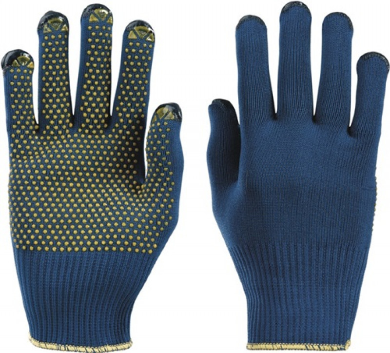 Handschuhe PolyTRIX BN 914 Gr.8 blau/gelb Polymid EN 388 Kat.II 10 PA