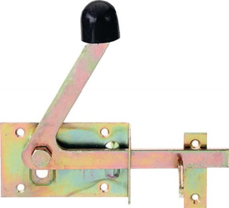 Gartentorfalle H100xB60mm galv.gelb verz.GAH Gartentorfalle H100xB60mm galv.gelb verz.GAH