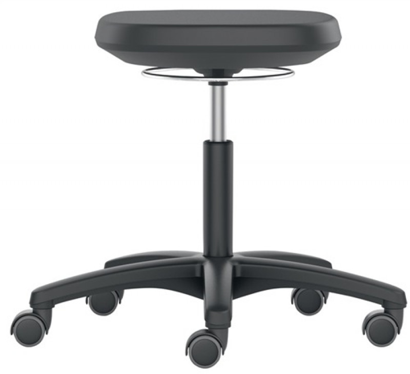 Drehhocker Labsit m.Rollen Integralschaum Sitz-H.450-650mm BIMOS Drehhocker Labsit m.Rollen Integralschaum Sitz-H.450-650mm BIMOS