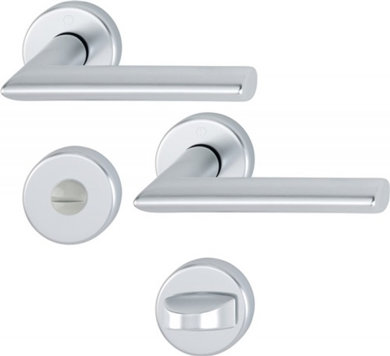 Rosettengrt.Stock.1140/42KV/42KVS Alu.F1 rd.SK/OL DIN L/R D/D HOPPE Rosettengrt.Stock.1140/42KV/42KVS Alu.F1 rd.SK/OL DIN L/R D/D HOPPE