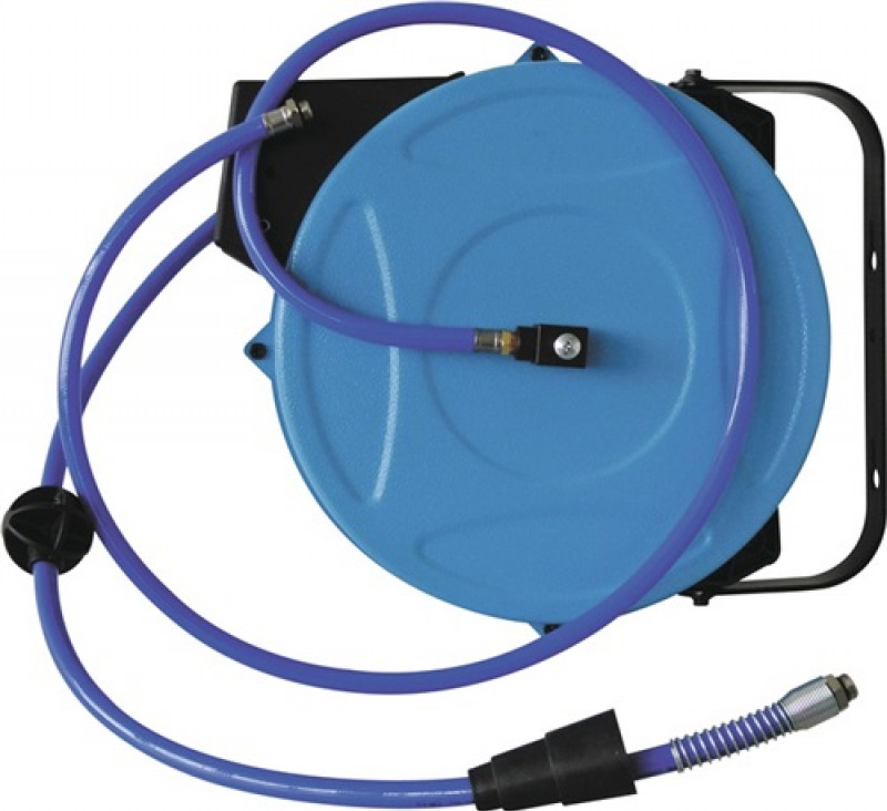 Schlauchaufroller Anwendung f.Druckluft L.15m Ausgangsanschluss G 3/8 Schlauchaufroller Anwendung f.Druckluft L.15m Ausgangsanschluss G 3/8