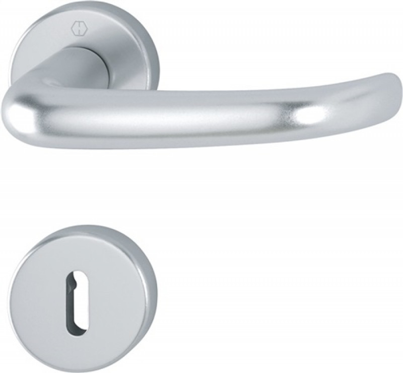 Rosettengrt.San Fran.1301/42KV/42KVS Alu.F1 rd.OB DIN L/R D/D HOPPE Rosettengrt.San Fran.1301/42KV/42KVS Alu.F1 rd.OB DIN L/R D/D HOPPE