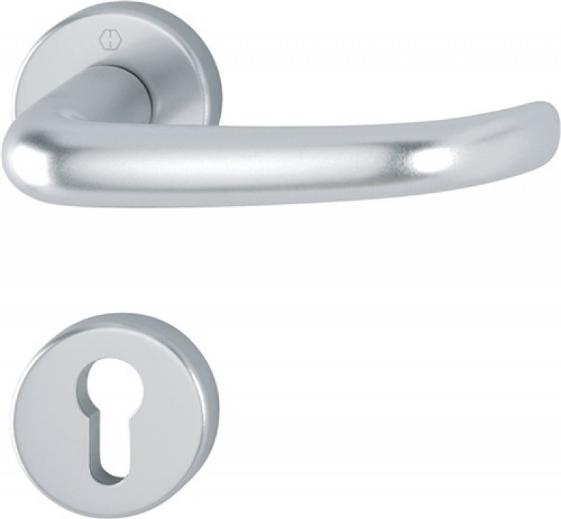 Rosettengrt.San Fran.1301/42KV/42KVS Alu.F1 rd.PZ DIN L/R D/D HOPPE Rosettengrt.San Fran.1301/42KV/42KVS Alu.F1 rd.PZ DIN L/R D/D HOPPE