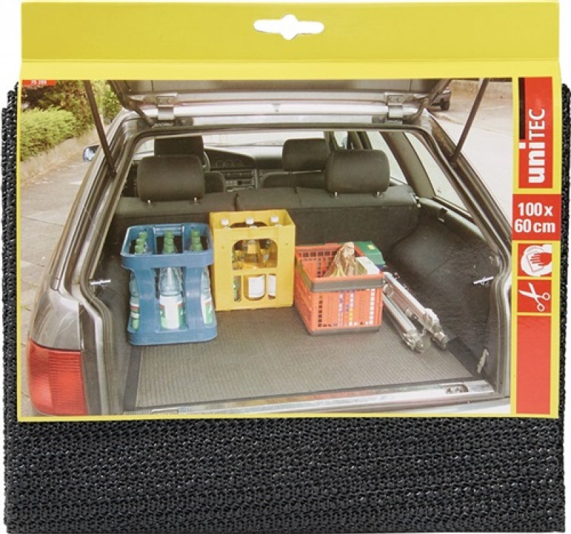 Kofferraummatte PVC grau zuschneidbar,rutschhemmend L60xB100cm UNITEC Kofferraummatte PVC grau zuschneidbar,rutschhemmend L60xB100cm UNITEC