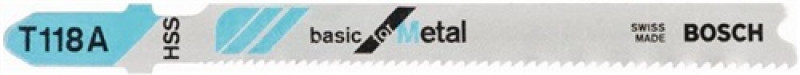 Stichsägeblatt L.67mm HSS Zahnt.1,1mm f.Blech b.3mm BOSCH gefräst Stichsägeblatt L.67mm HSS Zahnt.1,1mm f.Blech b.3mm BOSCH gefräst