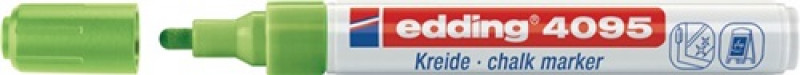 Kreidemarker 4095 hellgrün Strich-B.2-3mm Rundspitze EDDING Kreidemarker 4095 hellgrün Strich-B.2-3mm Rundspitze EDDING