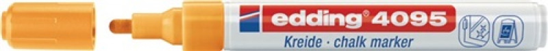 Kreidemarker 4095 neonorange Strich-B.2-3mm Rundspitze EDDING Kreidemarker 4095 neonorange Strich-B.2-3mm Rundspitze EDDING