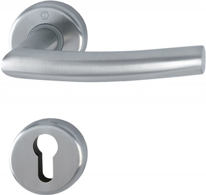 Rosetten-Garnitur Alta E1433Z/17KV/17KVS VA F69 rd.PZ DIN L/R D/D HOPPE Rosetten-Garnitur Alta E1433Z/17KV/17KVS VA F69 rd.PZ DIN L/R D/D HOPPE