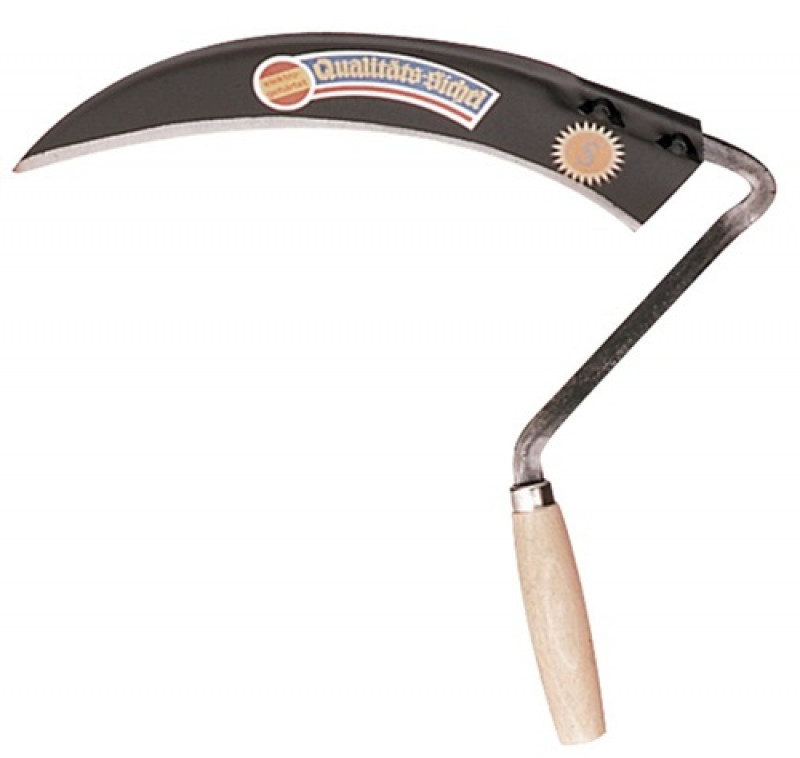 Sensensichel L.340mm halbgeschmiedet,m. Schneidenschutz geschliffen