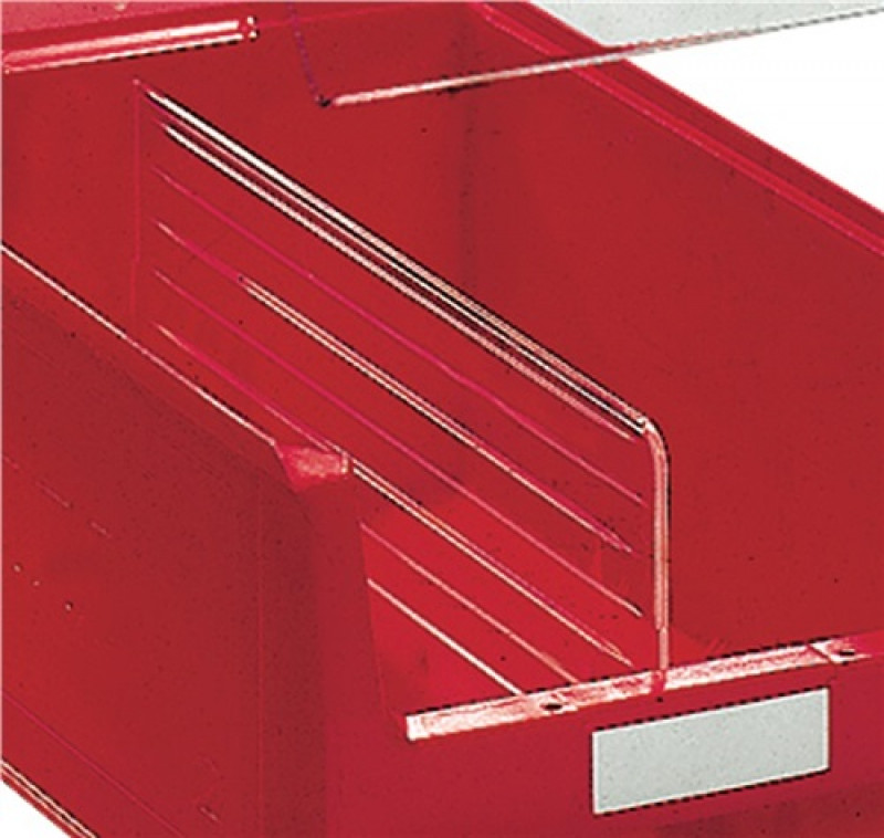 Längsteiler f.Sichtlagerkasten MK3Z PS glasklar 10St./Btl.PROMAT Längsteiler f.Sichtlagerkasten MK3Z PS glasklar 10St./Btl.PROMAT