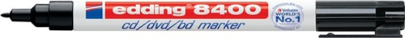 CD/DVD/BD Marker 8400 schwarz Strich-B.0,5-1mm Rundspitze EDDING CD/DVD/BD Marker 8400 schwarz Strich-B.0,5-1mm Rundspitze EDDING