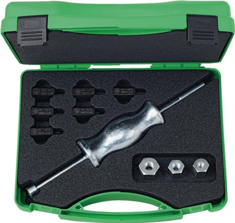 Gleithammersatz KS-22-01 10tlg.im Kunststoffkoffer KUKKO Gleithammersatz KS-22-01 10tlg.im Kunststoffkoffer KUKKO