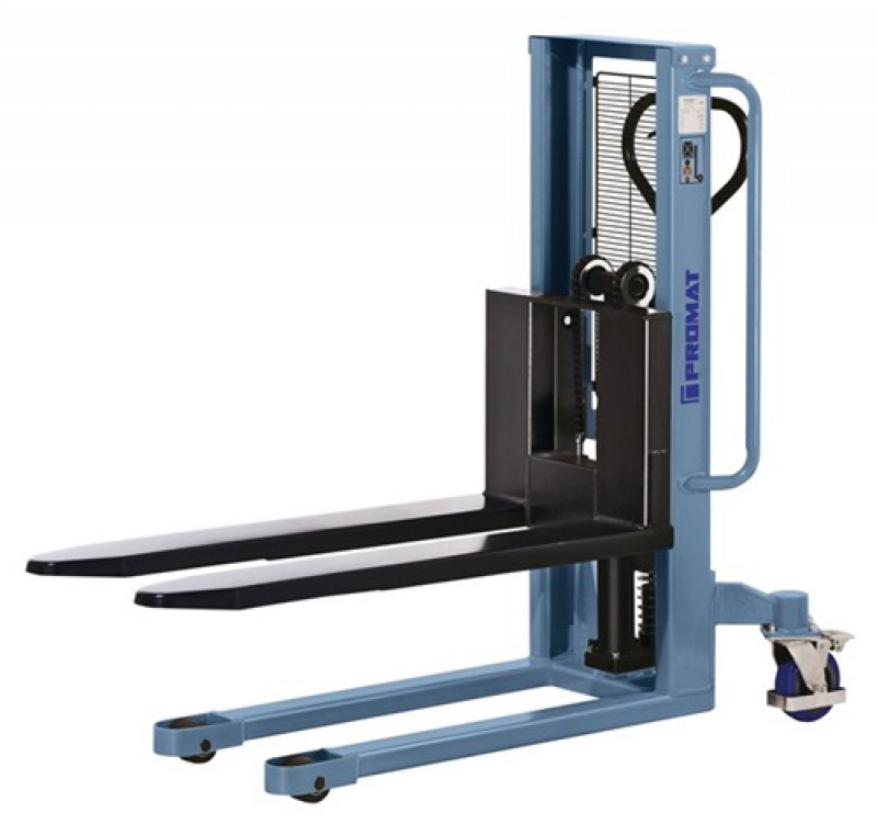 Hochhubstapler Trgf.1000kg Gabel-L.1150mm handhydr.Einfachmast Hubh.940mm PROMAT Hochhubstapler Trgf.1000kg Gabel-L.1150mm handhydr.Einfachmast Hubh.940mm PROMAT
