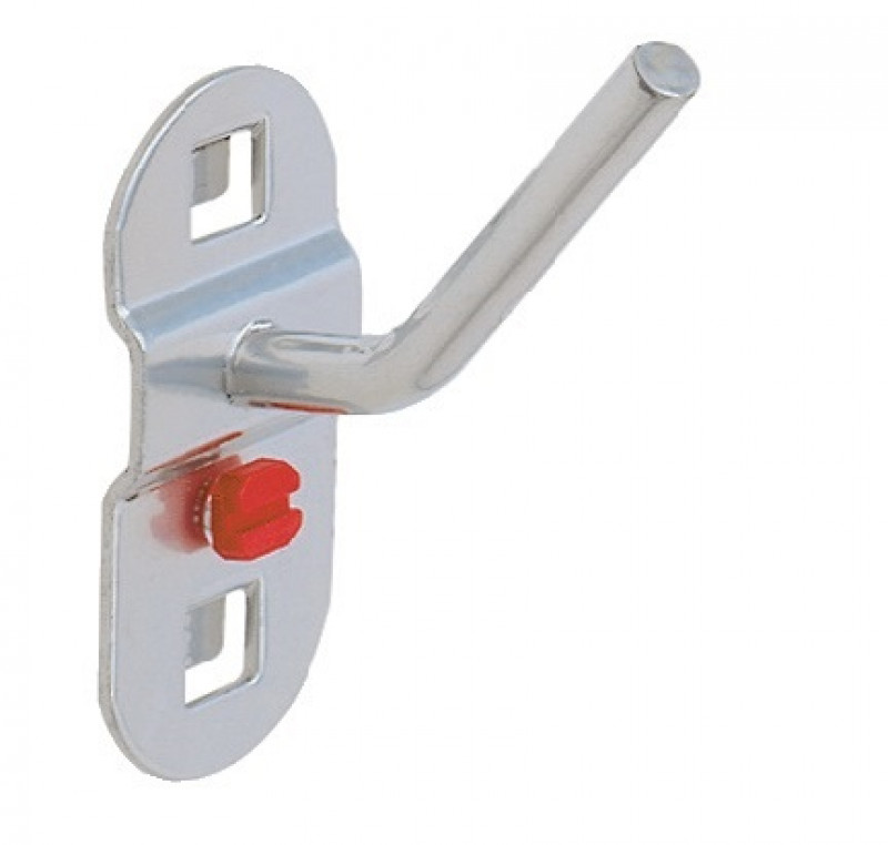 Schräghaken T14/40xD.6mm verz.f.Lochplatten 5St./Btl. Schräghaken T14/40xD.6mm verz.f.Lochplatten 5St./Btl.