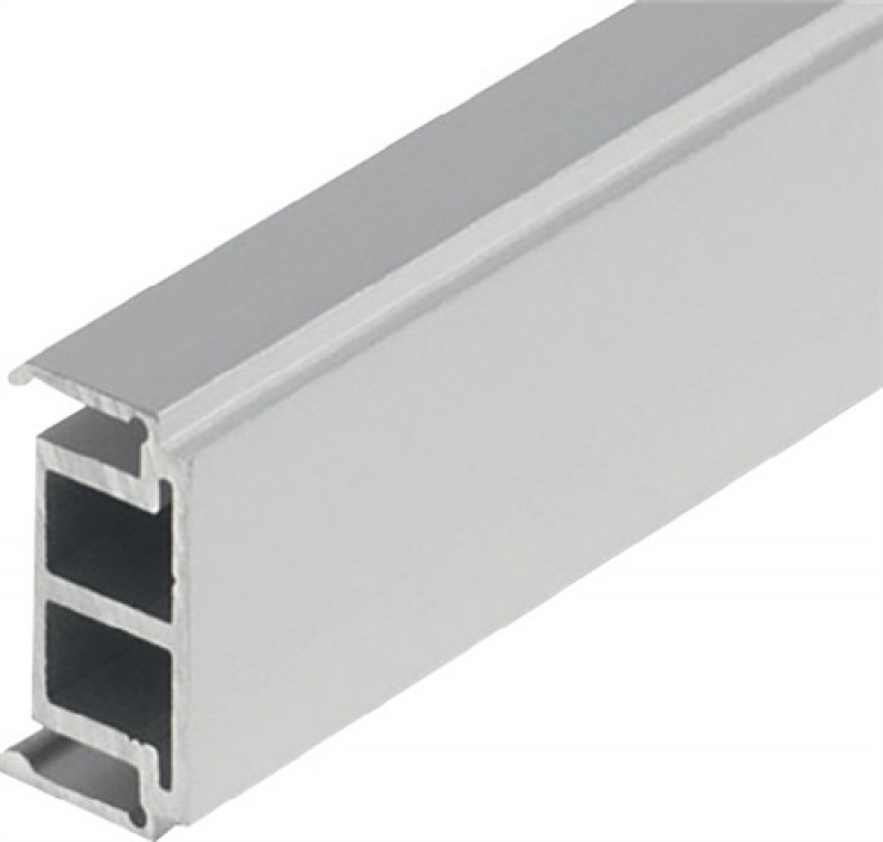 Abstandsprofil Wandmont.Alu.VA-Eff.elox.L.6000mm HELM 53/73 Laufschiene