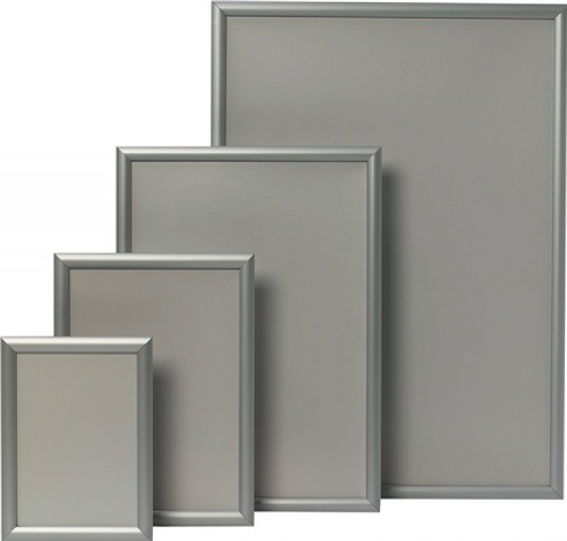 Klapprahmen Plakatmaß DIN A2 Klemmprofil 24mm silberf.elox. Klapprahmen Plakatmaß DIN A2 Klemmprofil 24mm silberf.elox.