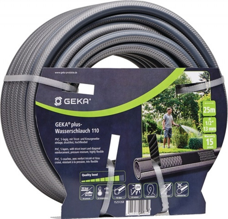 Gartenwasserschlauch GEKA plus 110 L.25m ID 25mm AD 32mm Rl.KARASTO