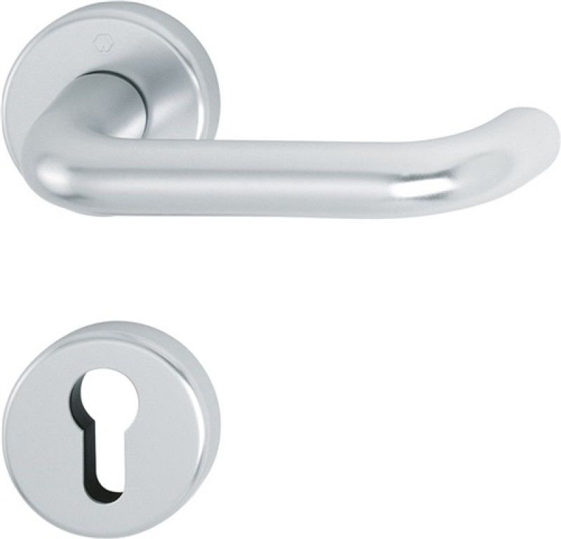 Rosettengrt.Paris 138L/42KV/42KVS Alu.F1 rd.PZ DIN L/R D/D HOPPE Rosettengrt.Paris 138L/42KV/42KVS Alu.F1 rd.PZ DIN L/R D/D HOPPE