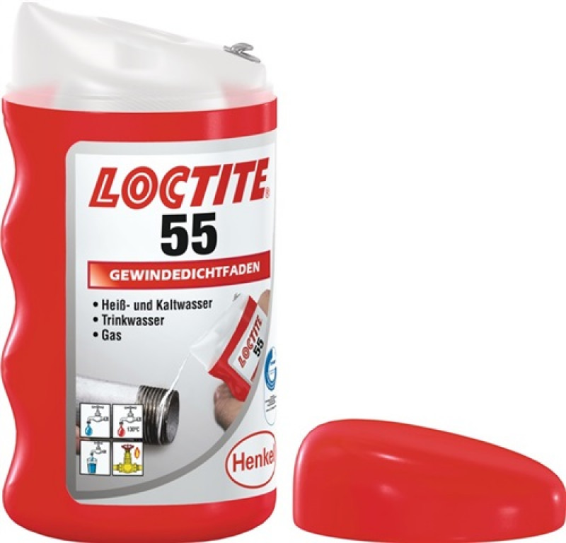 Gewindedichtfaden 55 Inh.160m Spenderdose LOCTITE Gewindedichtfaden 55 Inh.160m Spenderdose LOCTITE
