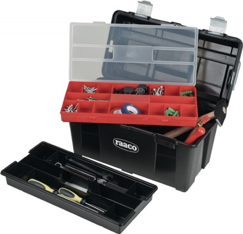 Werkzeugkoffer Toolbox 31-26 B445xT230xH235mm ABS Ku.RAACO Werkzeugkoffer Toolbox 31-26 B445xT230xH235mm ABS Ku.RAACO