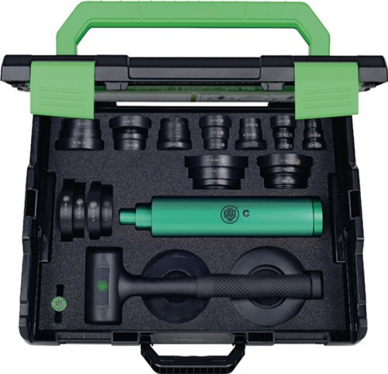 Lagereinbauwerkzeugsatz 71-L f.Bohrungs-D.10-50mm L-Boxx KUKKO Lagereinbauwerkzeugsatz 71-L f.Bohrungs-D.10-50mm L-Boxx KUKKO