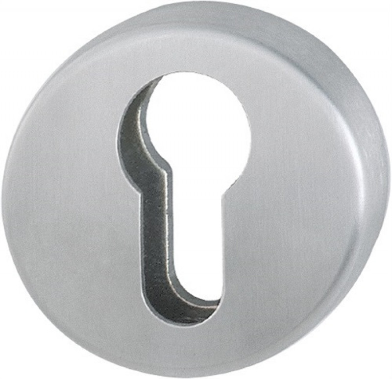 Schlüsselrosette E19S VA F69 Schildstärke 10mm PZ rd.