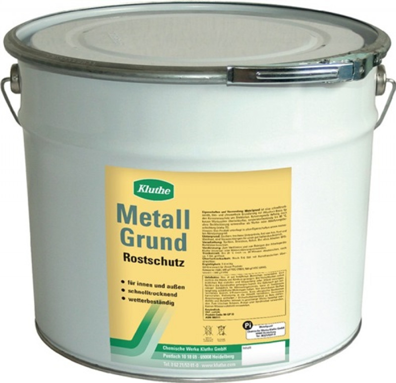 Metall Grund grau 12,5 kg Kanne KLUTHE Metall Grund grau 12,5 kg Kanne KLUTHE