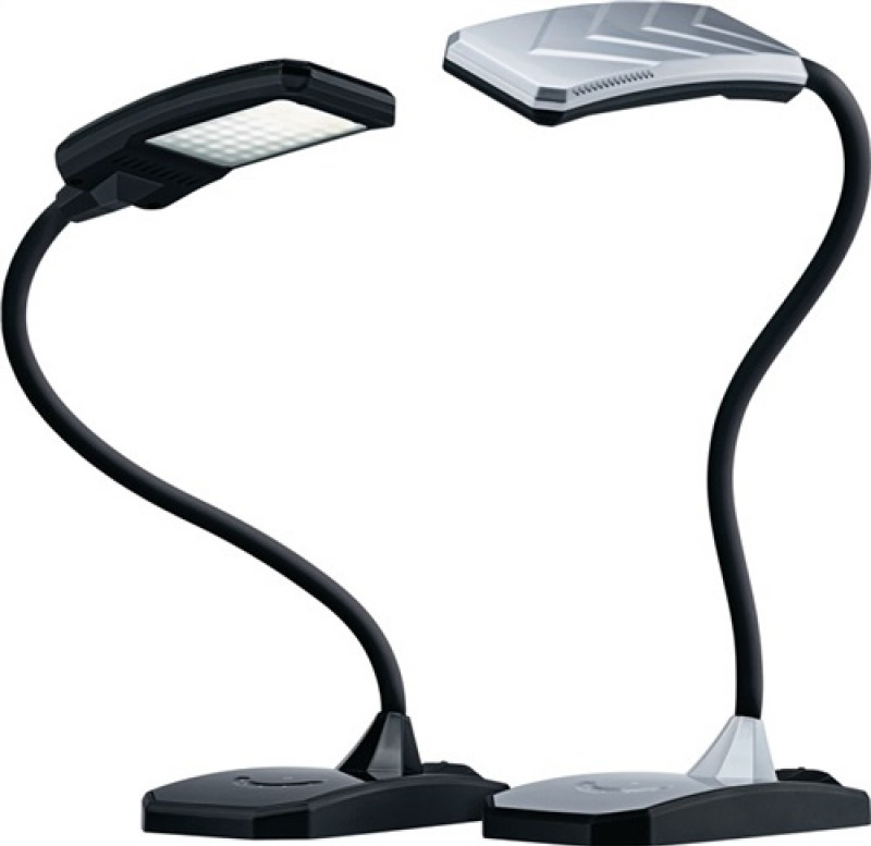 Schreibtischleuchte Ku.silber m.Standfuß u.USB-Anschluss m.LED Schreibtischleuchte Ku.silber m.Standfuß u.USB-Anschluss m.LED