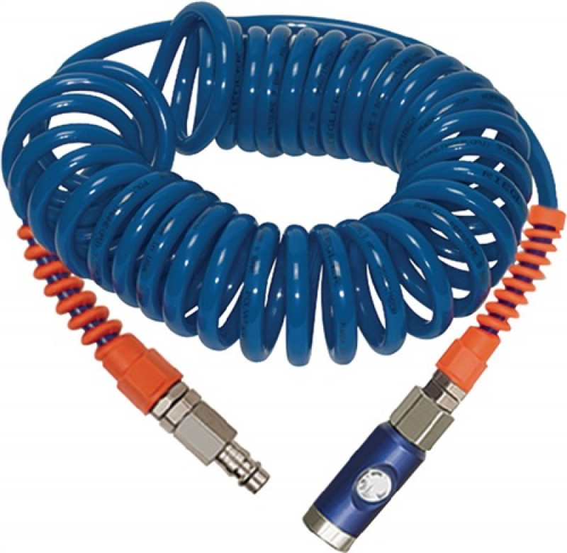 Spiralschlauchset ID 8mm AD 12mm L.6m PU Sicherheitsk.DN 7,4 Rl.RIEGLER