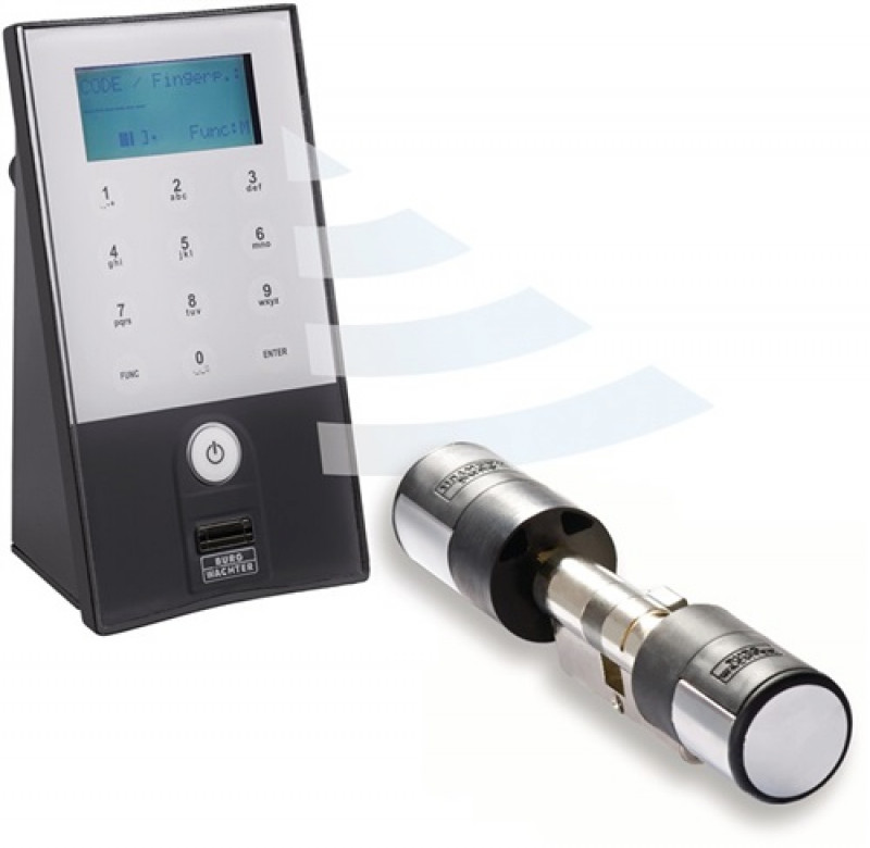 Elektron.Türschl.secuENTRY easy 5602 m.Codetast.u.Fingerp.weiß/schwarz Elektron.Türschl.secuENTRY easy 5602 m.Codetast.u.Fingerp.weiß/schwarz