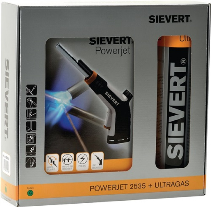 Lötlampe Powerjet 2535 m.Schraubkartusche 230 g/h 2,9 kW SIEVERT Lötlampe Powerjet 2535 m.Schraubkartusche 230 g/h 2,9 kW SIEVERT