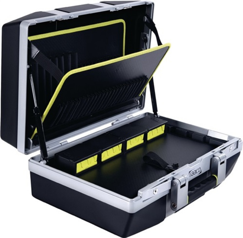 Werkzeugkoffer Superior L-57/2F B475xT200xH360mm 57+2 ToolFix Einst.fächer RAACO Werkzeugkoffer Superior L-57/2F B475xT200xH360mm 57+2 ToolFix Einst.fächer RAACO