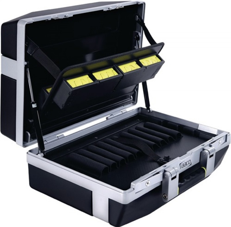 Werkzeugkoffer Premium L-10/4F B475xT200xH360mm 10 Einst.fächer RAACO Werkzeugkoffer Premium L-10/4F B475xT200xH360mm 10 Einst.fächer RAACO