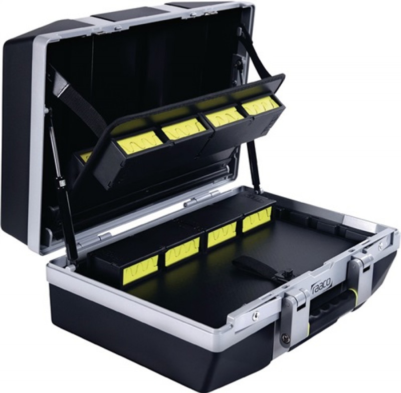 Werkzeugkoffer Superior L-6F B475xT215xH360mm 6+6 ToolFix Einst.fächer Werkzeugkoffer Superior L-6F B475xT215xH360mm 6+6 ToolFix Einst.fächer