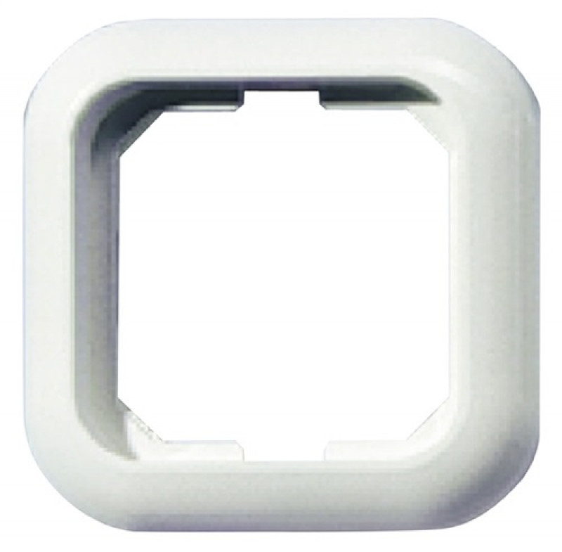 Abdeckrahmen 1-fach 82mm reinweiß (ähnl.RAL 9010) f.Senk-/Waagerecht Abdeckrahmen 1-fach 82mm reinweiß (ähnl.RAL 9010) f.Senk-/Waagerecht